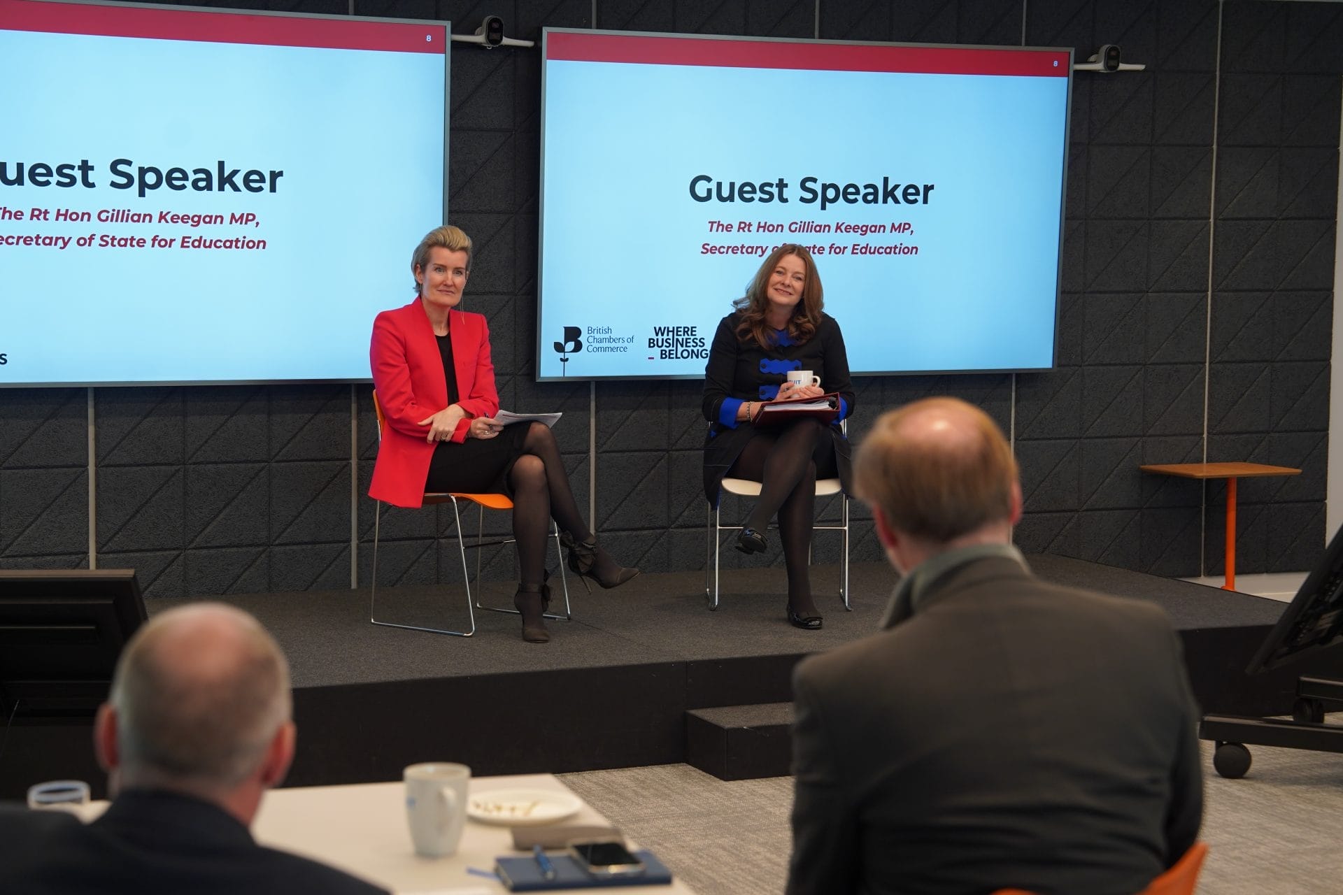 Education Secretary at British Chamber of Commerce Event